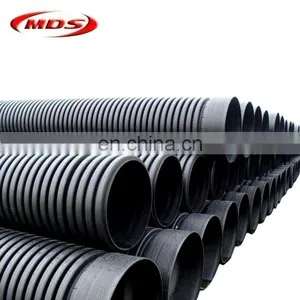 Double Wall 75mm Corrugated Plastic Drainage Pipe thumbnail-2