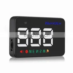 2020 Car GPS HUD Head Up Display Projector Overspeed Voltage Alarm Water Temperature Rotor thumbnail-1