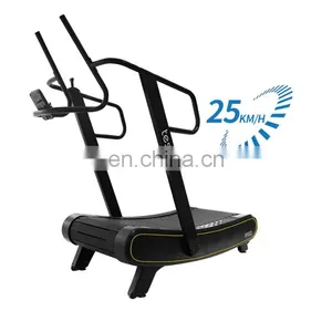 Air Runner Smoothly Sports Treadmill Commercial Manual Treadmill Innovation Curved Treadmill for Gym thumbnail-1
