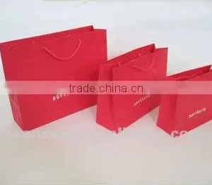 Shopping Paper Bag Printing Logo With Flat Twill Handle thumbnail-6