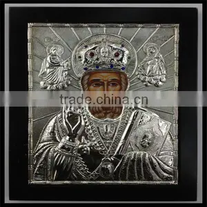 Framed Polished Silver Icon thumbnail-1