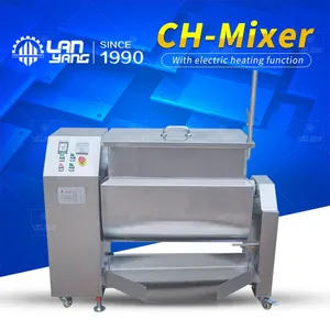 Electric Heating Powder Mixer, Powder Dryer, Stainless Steel Horizontal Mixer, Electric Paddle Mixing Equipment thumbnail-1