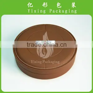 Top Seller Round Leather Box for Pen, Jewelry Packaging Box thumbnail-1