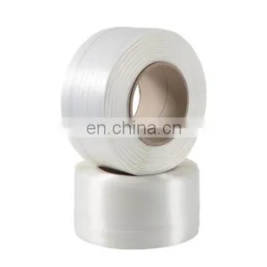 High Tension Polyester Fiber Fabric Packing Belt for Industrial Use Soft Composite Cord Strap With 16mm 19mm 25mm 32mm in Width thumbnail-1