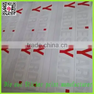 Kiss-Cut Stickers Single Color Two Colors Die Cut Sticker Printing thumbnail-2