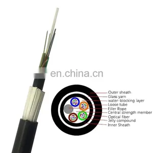 ADSS Cable de Fibra Optica 6/12/24/48/96/144 Hilos Monomodo G652d 50m Span thumbnail-2