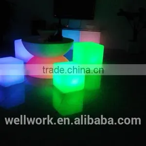 WorkWell Color Changeable Outdoor Seating Cube LED Ligh Chair TYC20 Quality Choice thumbnail-6