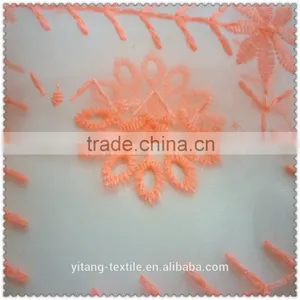 Fluorescence Color Embroidered Fabric thumbnail-2
