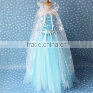 Wholesale Frozen Dresses for Girls Frozen Costume Kids Dress thumbnail-1