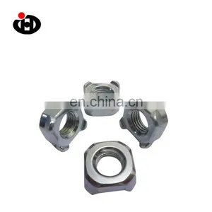 Hot Sale JINGHONG Square Stainless Steel Plain Weld Nut With Four Spot DIN928 thumbnail-3