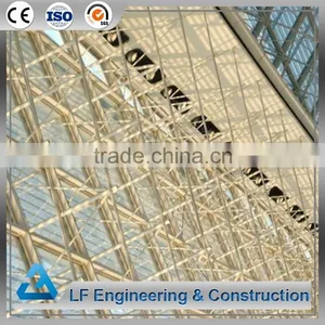 Attractive Shape Space Frame Prefabricated Steel Roof Truss Design thumbnail-1