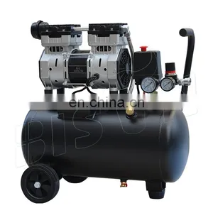 Bison China 230 V 24l Dental Air Compressor Painting Silent Portable Oil Free 1hp 750W Compresor De Aire Portatil thumbnail-3