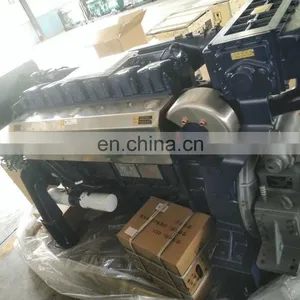 BRAND NEW 6 Cylinder 327hp/1800rpm Water Cooled Weichai Diesel Marine Engine WD12C327-18 thumbnail-4
