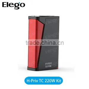 100% Original Red Triangle Design Smok H-PRIV 220W TC Mod Fit for Micro TFV4 Tank Black Silver White Color Smok H-PRIV Kit thumbnail-6