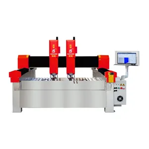 3 Axis 3D Stone Marble Granite Tombstone Sculpture Engraving Carving CNC Router Machine thumbnail-1