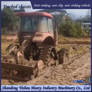 Wheel Tractor Modified With Triangular Track Wheels for Anti-skid and Anti Sinking thumbnail-4