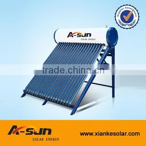 China Non Pressurized Vacuum Tube Solar Water Heater SUS304 Outer Tank thumbnail-1