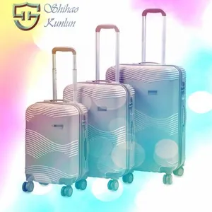 Set of 12 Pieces ABS PC Suitcase Sets Luggage Sets thumbnail-1