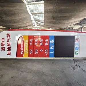 Gas Station Advertising Light Signs, Brand Poles, Can be Customized in Size thumbnail-2
