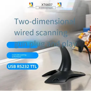 Xingtong Xt6607 High-precision Cashier Barcode Scanner, 3mil Barcode Scanner, Manufacturer of 1d and 2d Barcode Scanners thumbnail-1