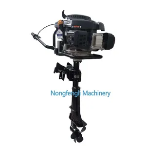 Zongshen 4-Stroke 9HP Outboard Marine Gasoline Engine With New Electric Start, Reverse Gear, and Air Cooling System. thumbnail-4
