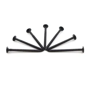 Yellow Zinc Coated Threaded Nails With Plastic Caps for Roofing Fixing thumbnail-3