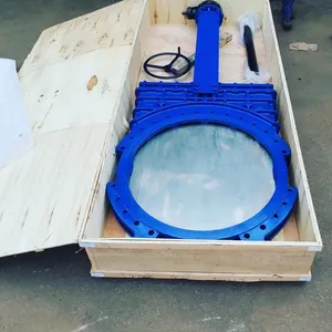 ANSI 150# A216 Cast Steel WCB/SS304/CF8M Body Disc Lug Type Knife Gate Valve Reliable Shut-off for Industrial Pipelines thumbnail-3
