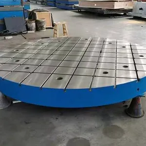 Junyuan Civil Air Defense Welding Platform, Robotic Arm Welding Platform, Anti-deformation and High Wear-resistant Gray Cast Iron Platform, Large Quantity of Stock Available, Physical Factory thumbnail-4