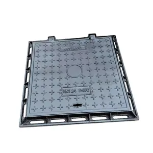 Custom-Sized Ductile Iron Manhole Cover With Mill Test Report for Road Drainage thumbnail-3