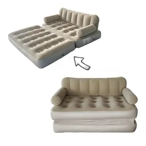 LXLOMAND Outdoor Camping Fully Automatic Sofa Bed Inflatable Mattress Sofa, Multifunctional Portable Lazy Inflatable Sofa for Sleeping on the Floor thumbnail-3
