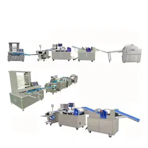 Double-layer and Two-color Steamed Bun Production Line, Fully Automatic Steamed Bun Assembly Line, Product Weight Adjustable From 10 to 200 Grams thumbnail-1