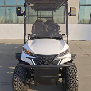 New 4+2 Six-seater Electric Golf Cart, Scenic Area Sightseeing Vehicle for Export, Factory Direct Supply thumbnail-2