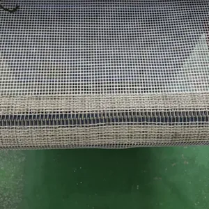 PTFE-Maschenförderband mit 304 Edelstahlrand, 3 mm Teilung, 50 m Länge, anpassbare Geschwindigkeit thumbnail-2