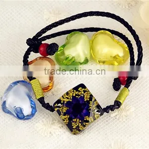 Wholesale Real Flower Insect Inserted 2015 Fashion Bracelet thumbnail-3