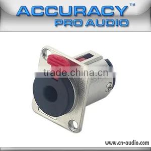 1/4 Inch Jack Socket Panel Mount Chassis With Locking QT106 thumbnail-1