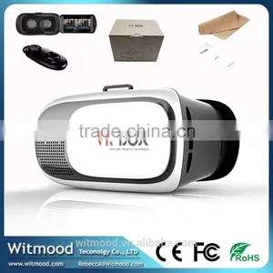 Google Cardboard VR BOX 2.0 Version 2 VR Virtual Reality Glasses Smart Bluetooth Wireless Mouse Remote Control Gamepad, vr Box Quality Choice thumbnail-1