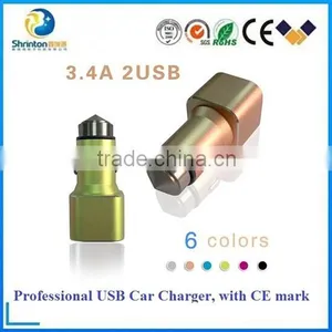 2015 Top Selling for Iphone Accessories Usb Car Charger 2 Port thumbnail-1