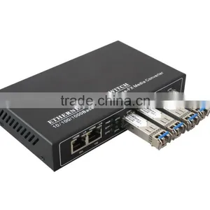 Hot Selling Gigabit Ethernet Optical Fiber Switch 2 Rj45 Ports & 4sfp Sockets thumbnail-4
