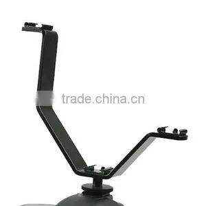 ET-FB02 Studio Triple Mount Hot Shoe V Mount Bracket for Video Lights, Microphones or Monitors, Bracket Camera Flash Holder thumbnail-2