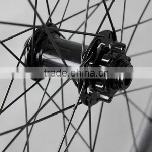 All Mountain Carbon Wheels 26er Mtb Carbon Wheelset 38mm Clincher Wheels Tubeless Ready Hookless Mtb Wheels AM260-TL thumbnail-5