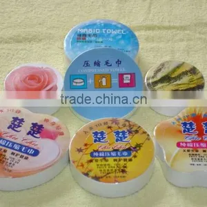 100% Cotton Magic Various Shapes Compressed Compact Towel thumbnail-1