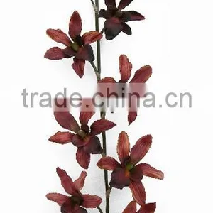 Artificial Orchid, Oncidium Orchid 7 Flowers and 3 Buds thumbnail-1