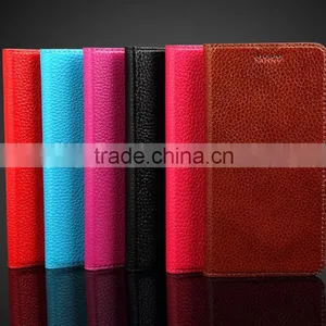 Simple Series Genuine Leather Case Flid Cover Case For Xiaomi Red Mi Note 2 Flid CASE With Six Colors MT-4375 thumbnail-6