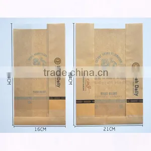 Nanning Food Packing Paper Bags, Brown Kraft Bread Packing Paper Bags thumbnail-4