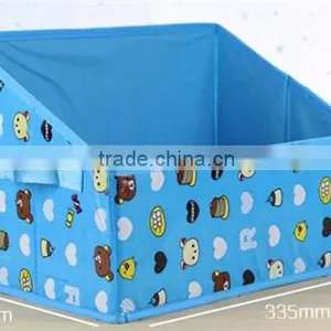 Hot Sales Promotional Wholesale Newest Blue Fabric Storage Boxes thumbnail-3
