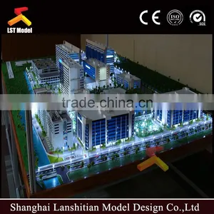 Modern Architectural Scale Building Model With Led Light thumbnail-1