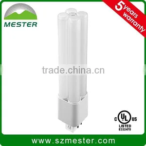 UL 277v 280DE 950lm SMD3014 11w G24Q3 G24D3 LED PL 4 Pin G24Q Base thumbnail-2