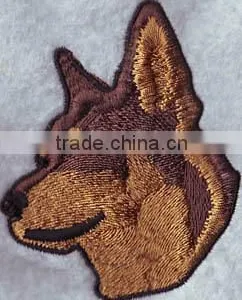 Animal Dogs Logo Custom Iron-on Embroidery Patch thumbnail-3