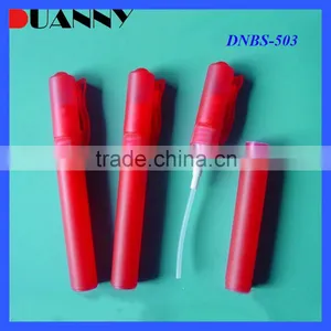Pet Cosmetic Packaging Lotion Bottle ,Red Color Round Cosmetic Lotion 20Ml Plastic Spray thumbnail-1