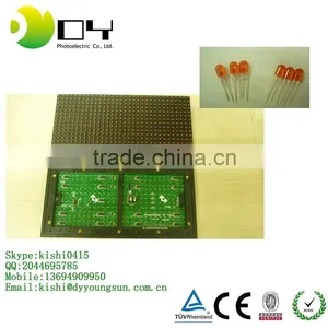 Outdoor 32x16 Pixels 10mm RGB Led Display Module From Shanghai China Supplier With Competitive Price thumbnail-1